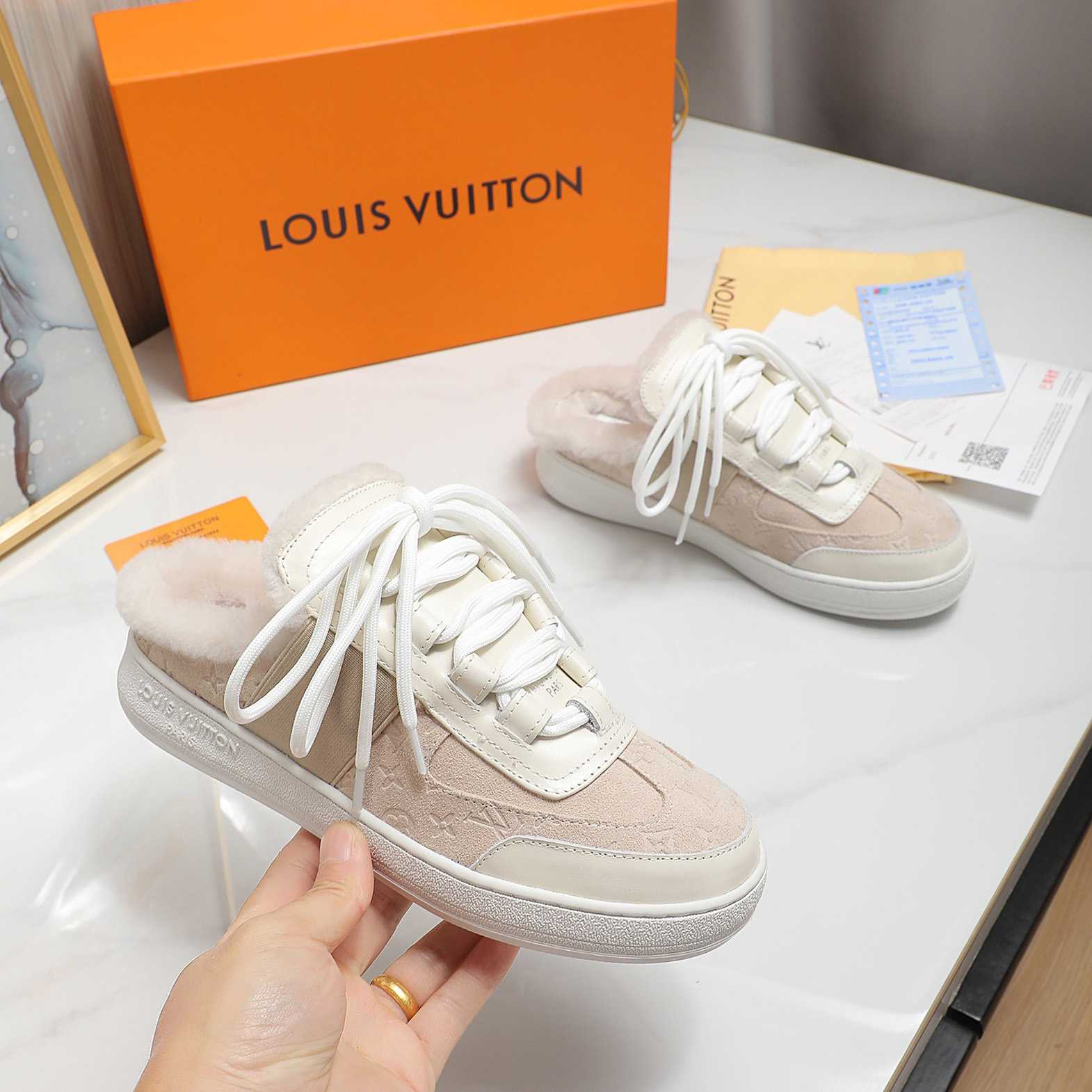 Louis Vuitton Lous Open Back Sneaker - DesignerGu