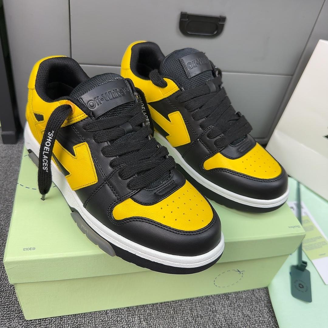 Off White c/o Virgil Abloh Men's Yellow Out Of Office - DesignerGu