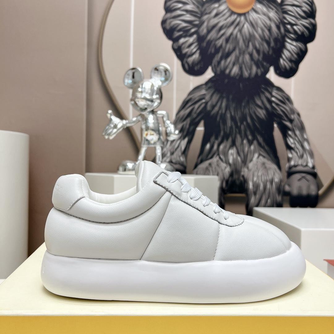 Marni White Leather Bigfoot 2.0 Sneaker - DesignerGu