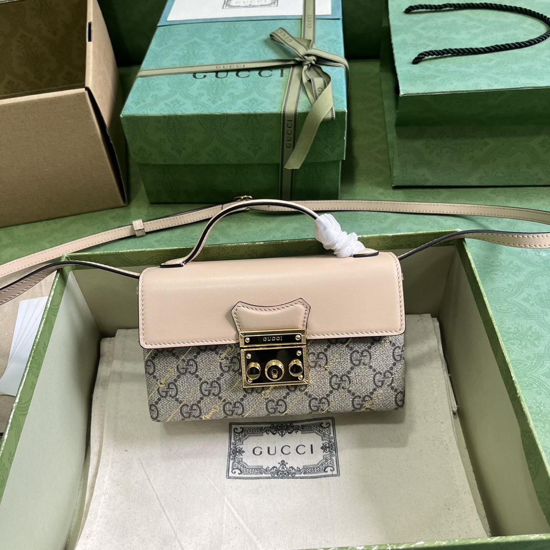Gucci Padlock Mini Bag With Horsebit Print - DesignerGu