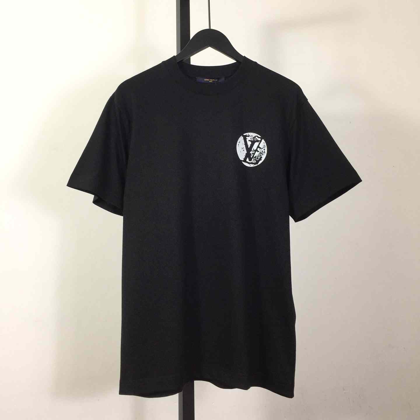 Louis Vuitton Logo Cotton T-Shirt    - DesignerGu