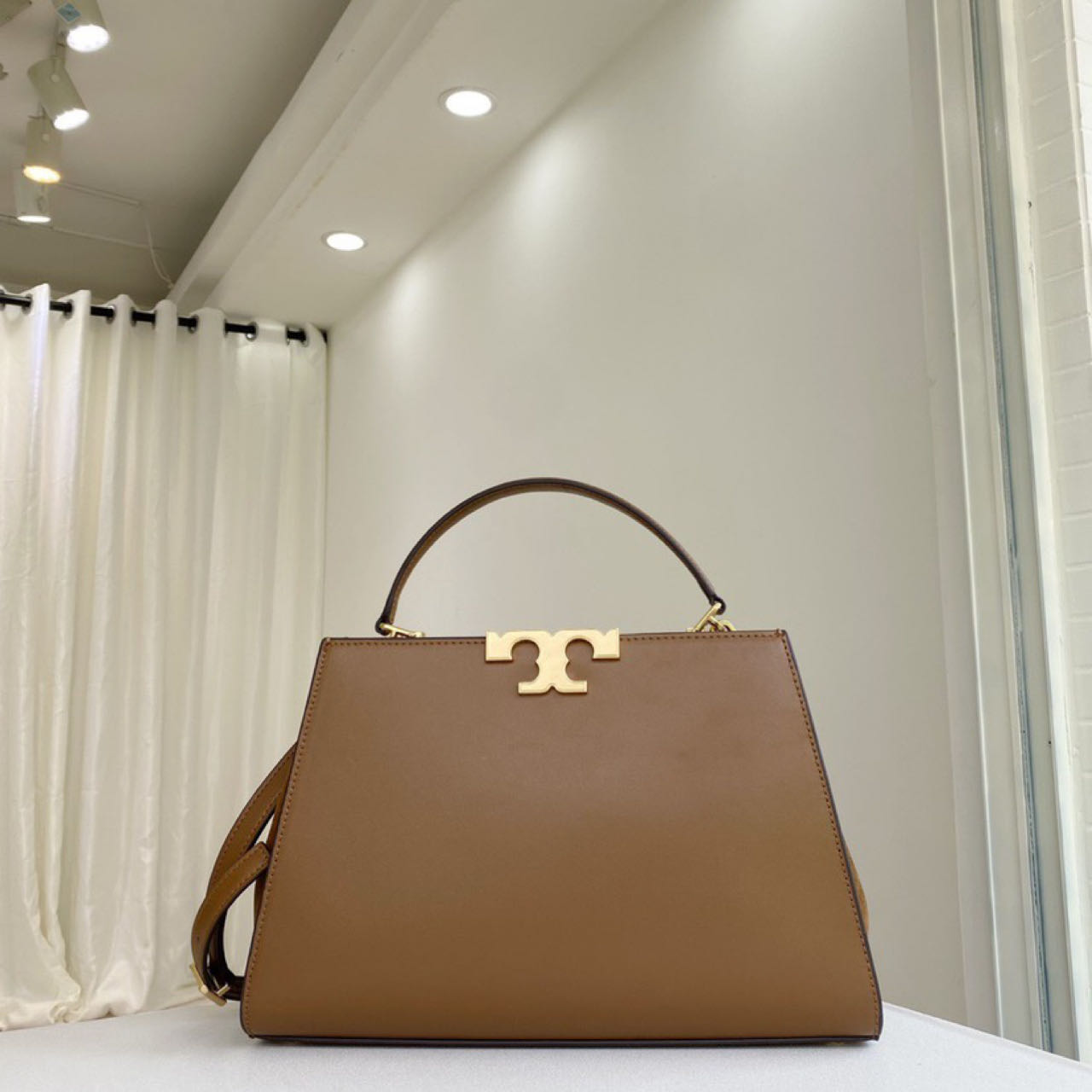 ToryBurch Eleanor Leather Tote Bag   32-22-12cm - DesignerGu