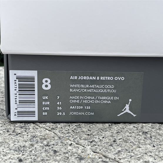 Air Jordan 8 Retro OVO Sneakers     AA1239-135 - 