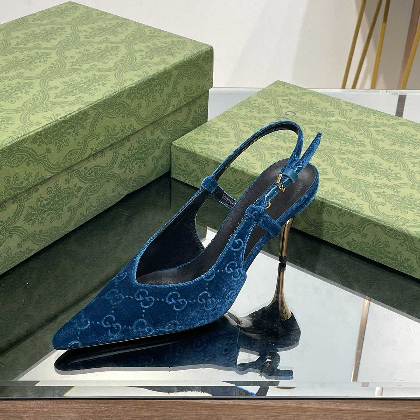 Gucci Women's GG Slingback Pump - 