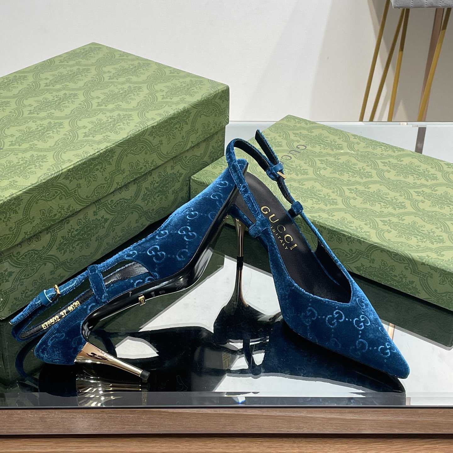 Gucci Women's GG Slingback Pump - 