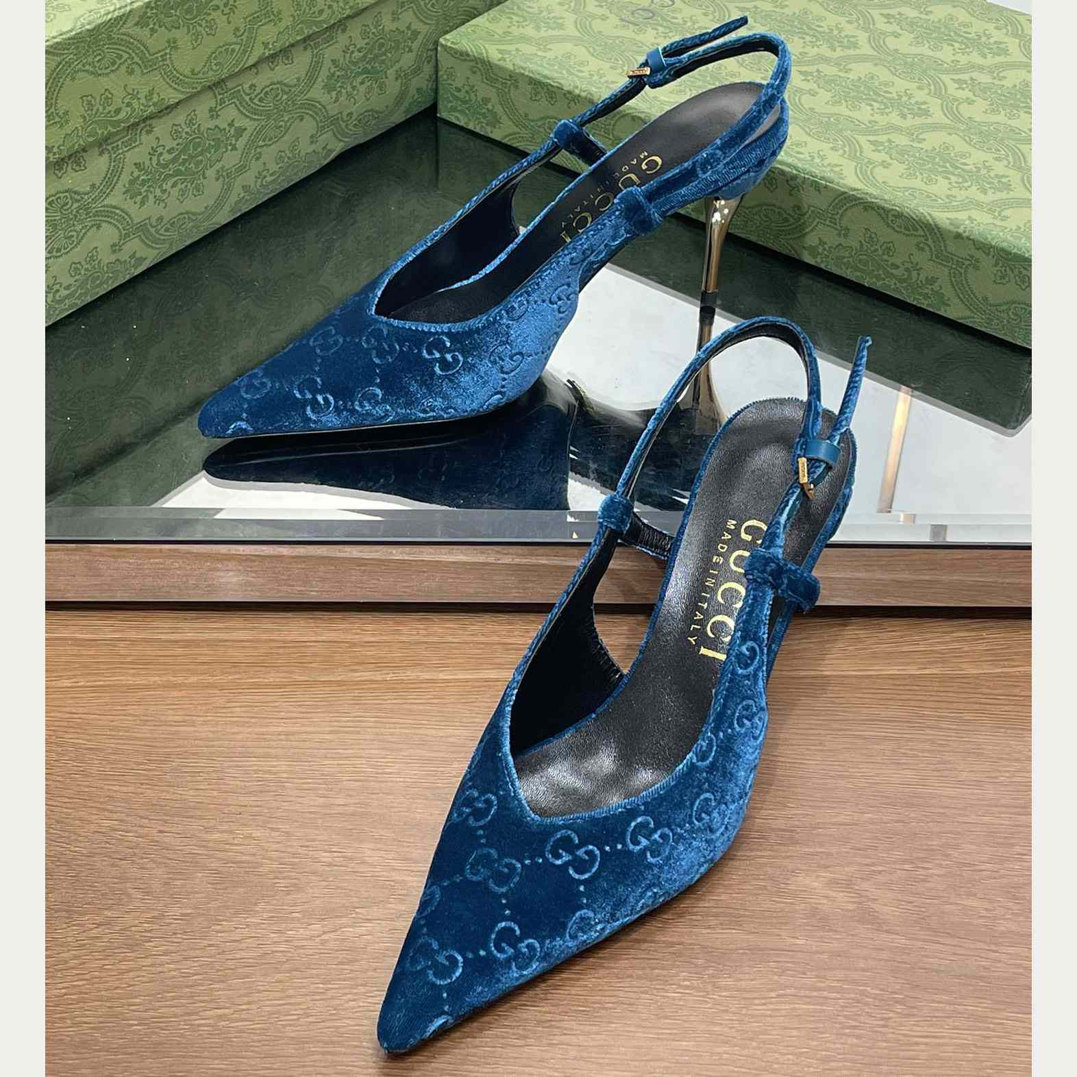Gucci Women's GG Slingback Pump - 