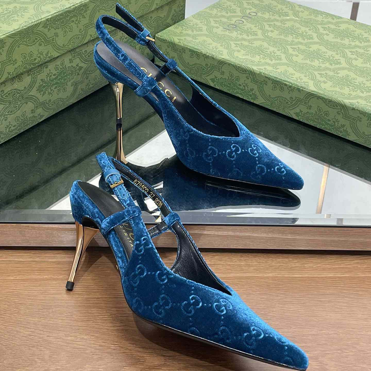 Gucci Women's GG Slingback Pump - 