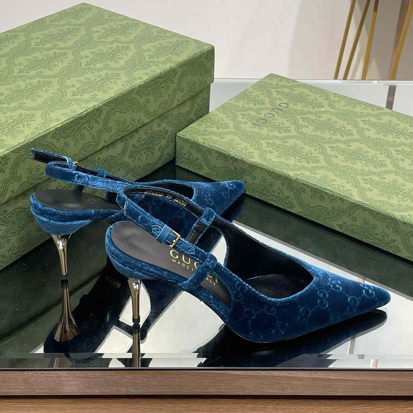 Gucci Women's GG Slingback Pump - 