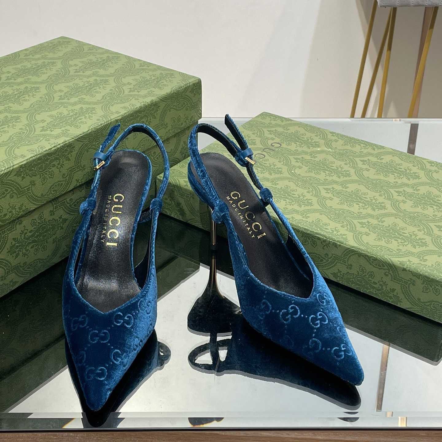 Gucci Women's GG Slingback Pump - 