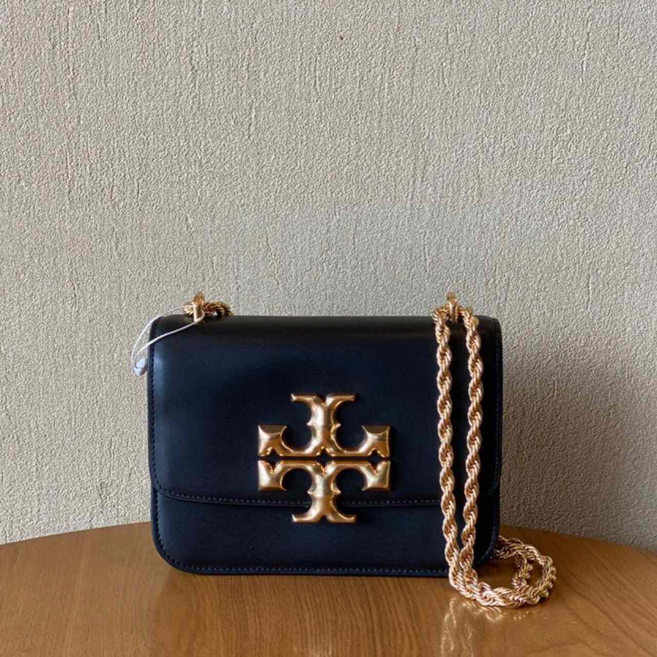 ToryBurch Leather Crossbody Bag (19-14-7cm) - DesignerGu