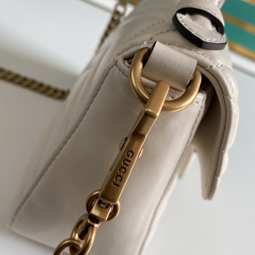 Gucci GG Marmont Mini Top Handle Bag - 