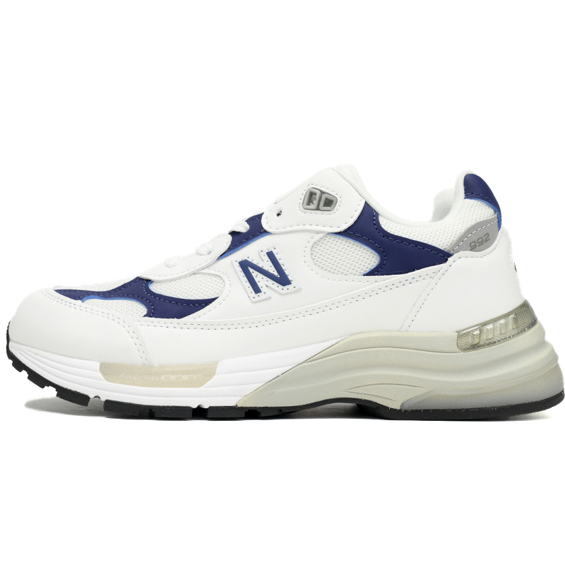 New Balance 992 White Blue Sneakers      M992EC  - DesignerGu