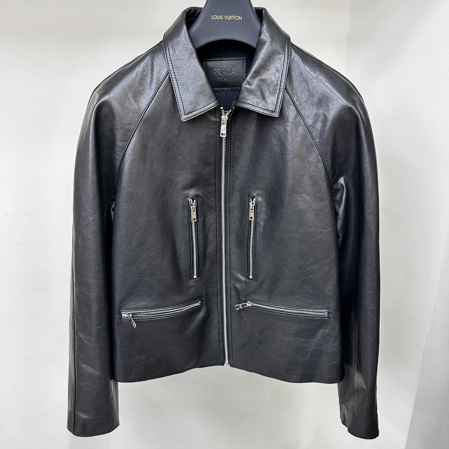 Prada Leather Jacket - DesignerGu