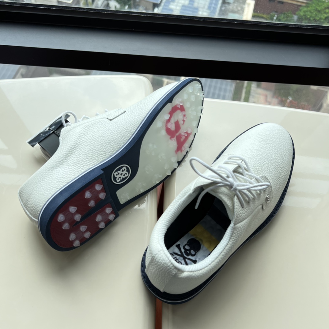 G/Fore Men's Gallivanter Pebble Leather Golf Shoe - 