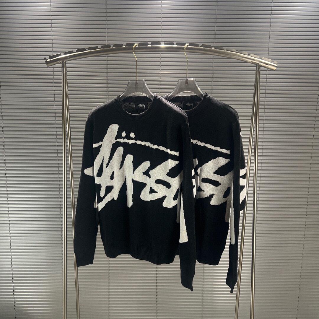 Stussy Logo-knit Jumper - DesignerGu