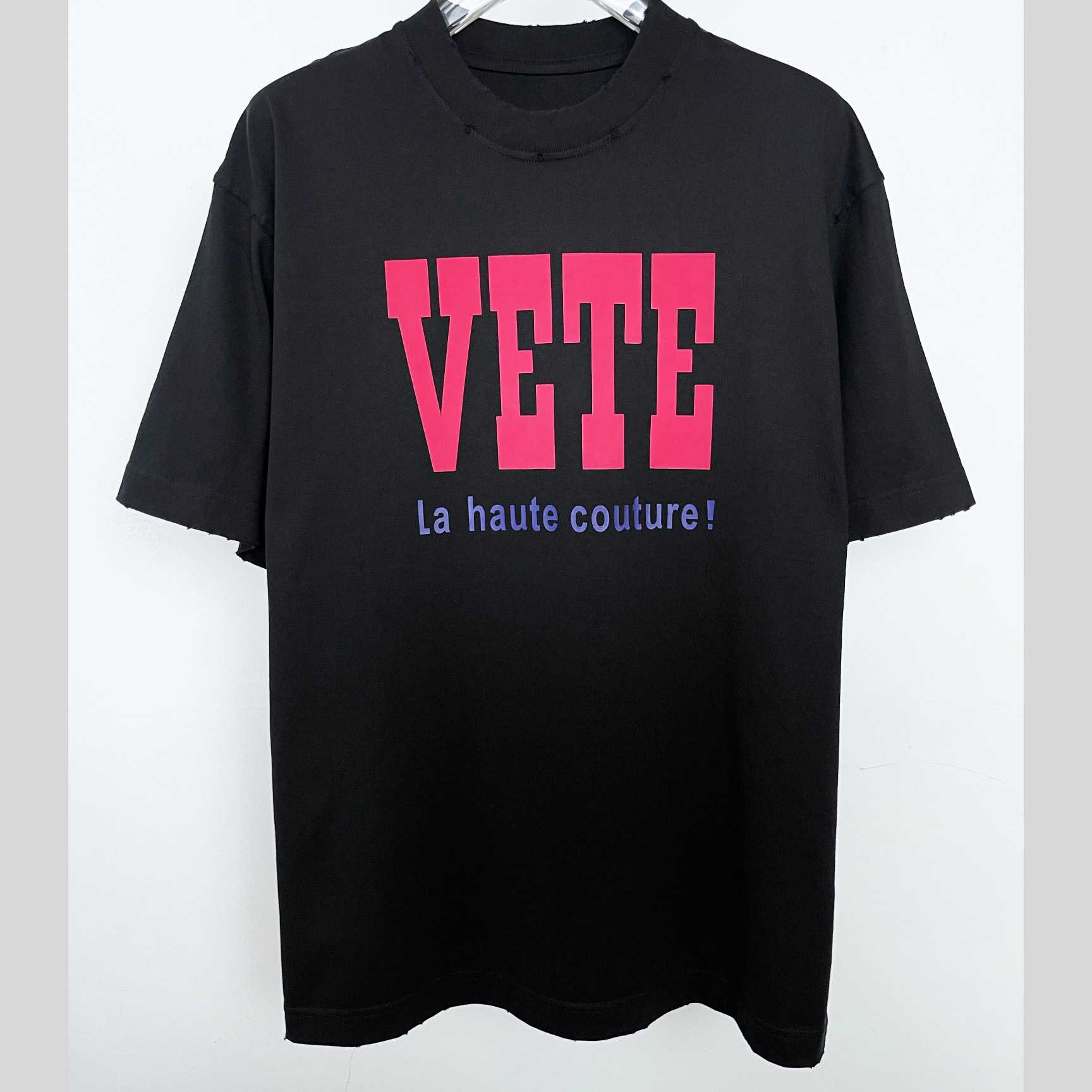 Vetements Black 'La Haute Couture' T-Shirt - DesignerGu