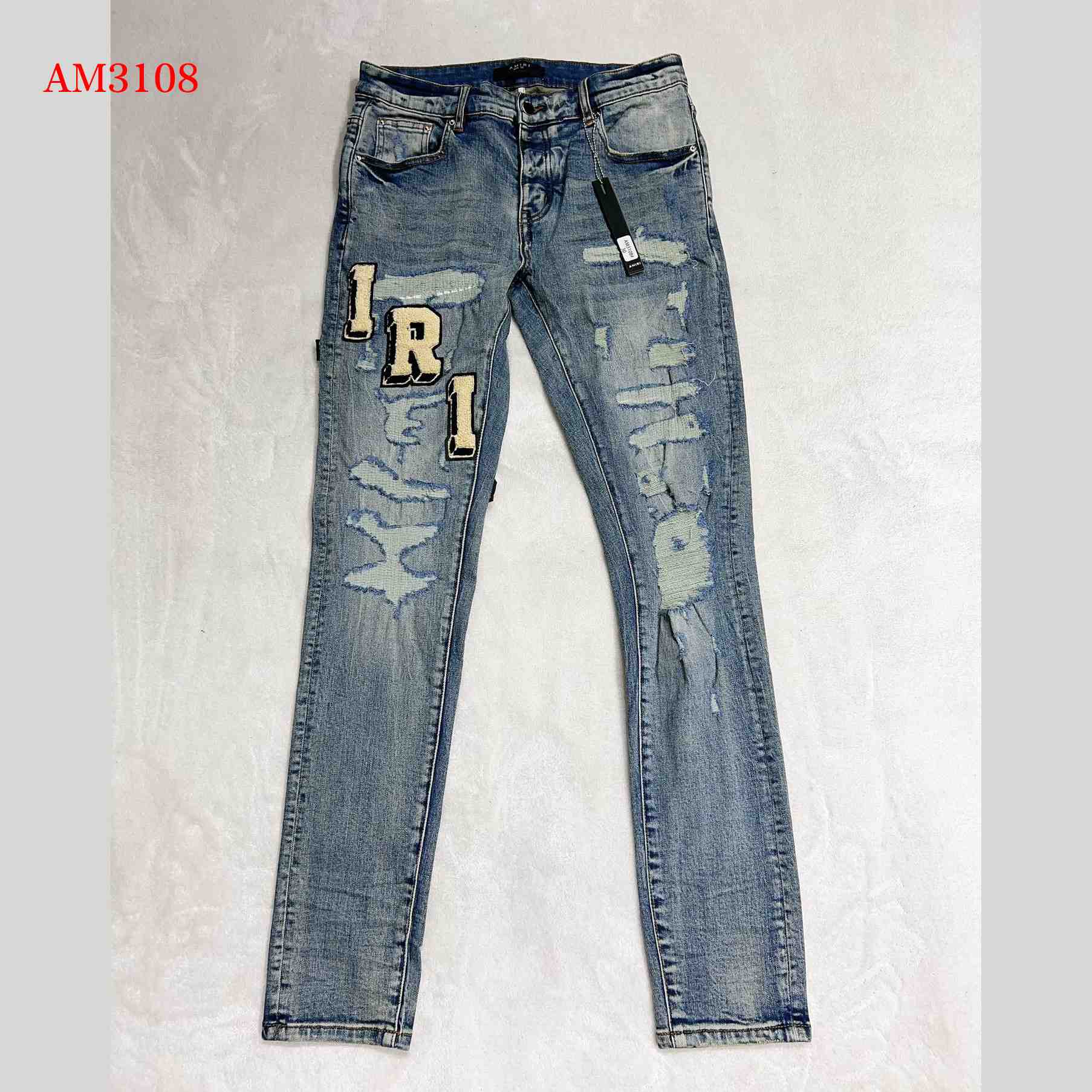 Amiri Slim-fit Jeans     AM3108 - DesignerGu