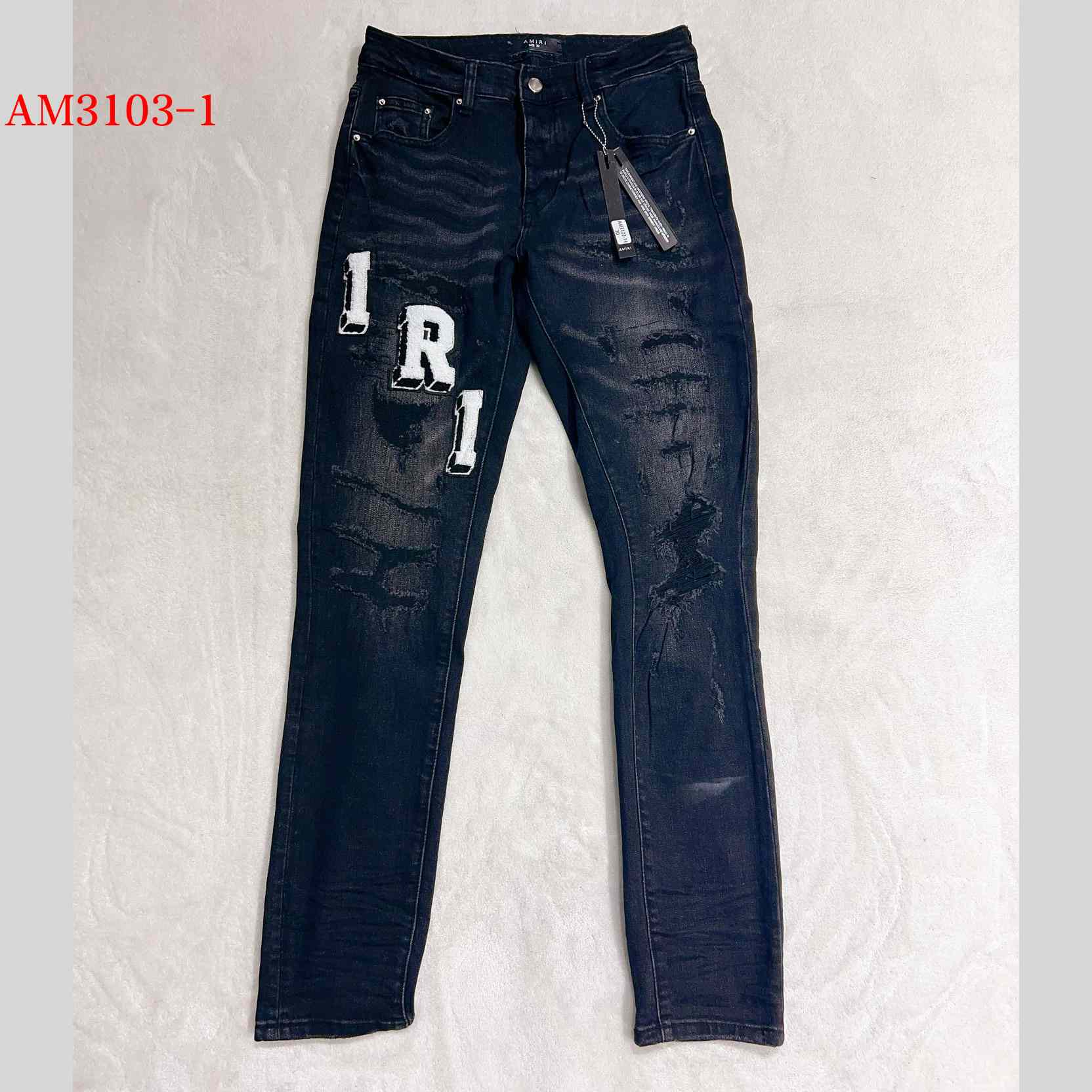 Amiri Slim-fit Jeans     AM3103-1 - DesignerGu