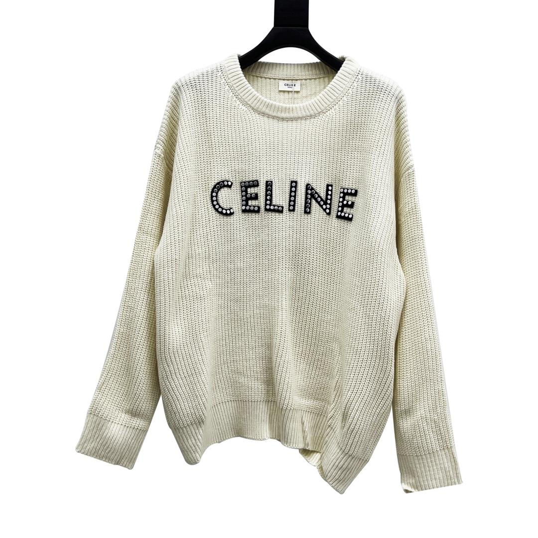 Celine Crew Neck Pullover - DesignerGu