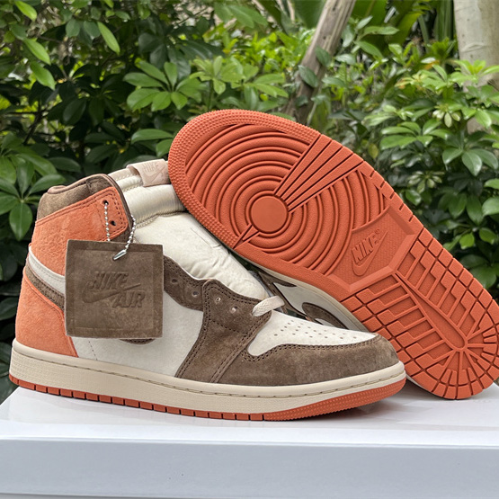 Air Jordan 1 High OG WMNS “Dusted Clay” Sneaker    FQ2941-200 - DesignerGu