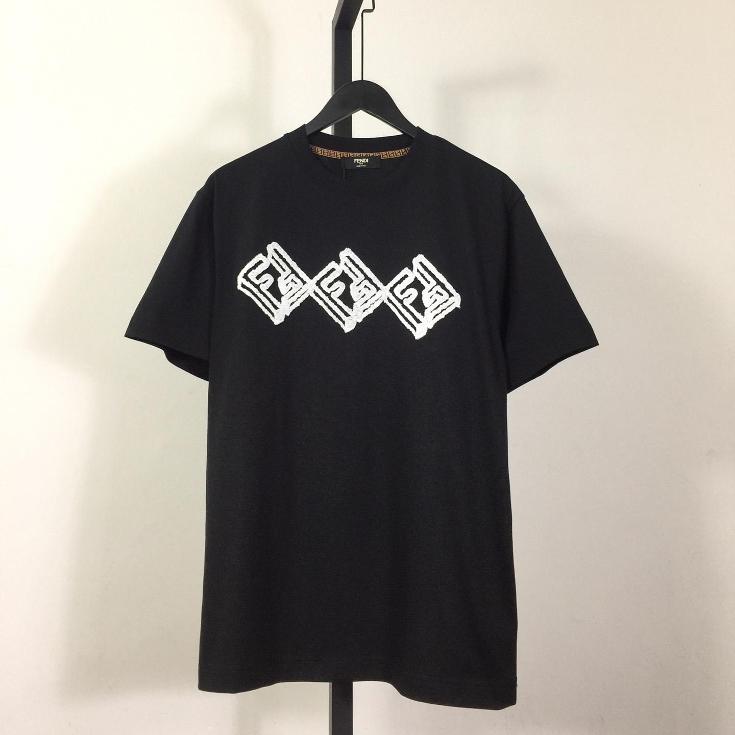 Fendi Cotton T-Shirt  - DesignerGu