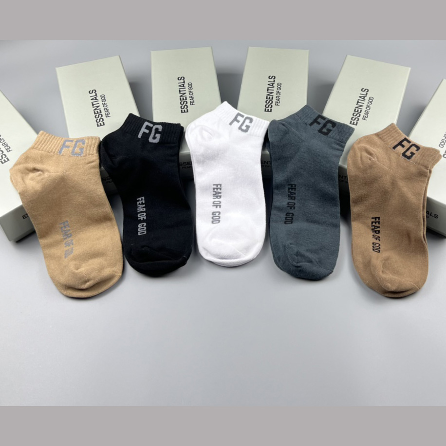 Fear Of God Essential FG Socks /Box - DesignerGu