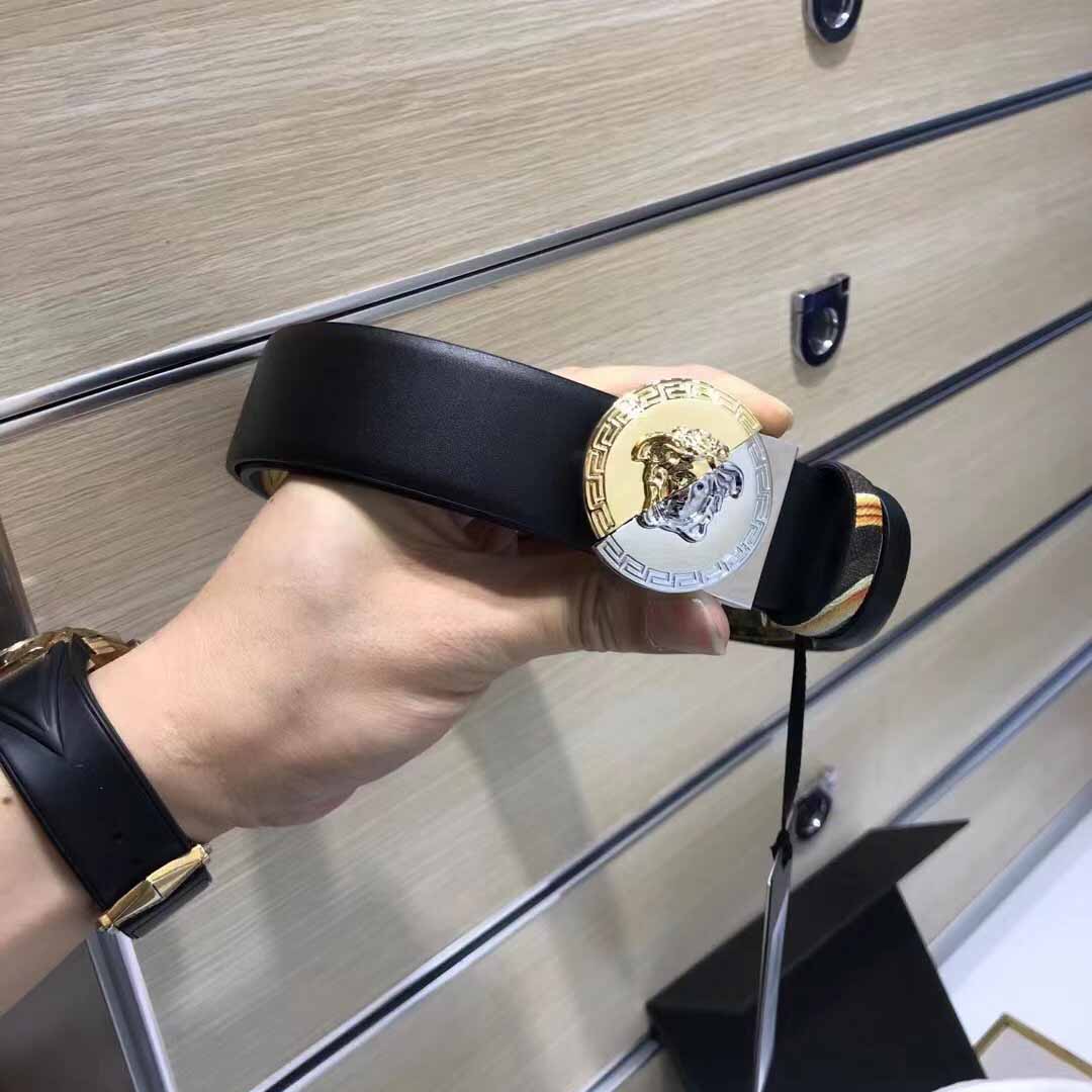 Versace Leather Belt   35mm - DesignerGu