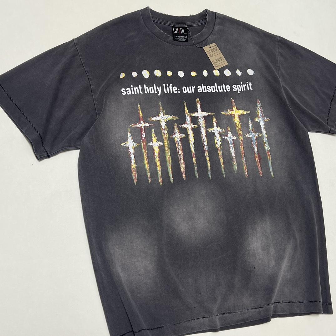 Saint Michael X Forsomeone God T-shirt - DesignerGu