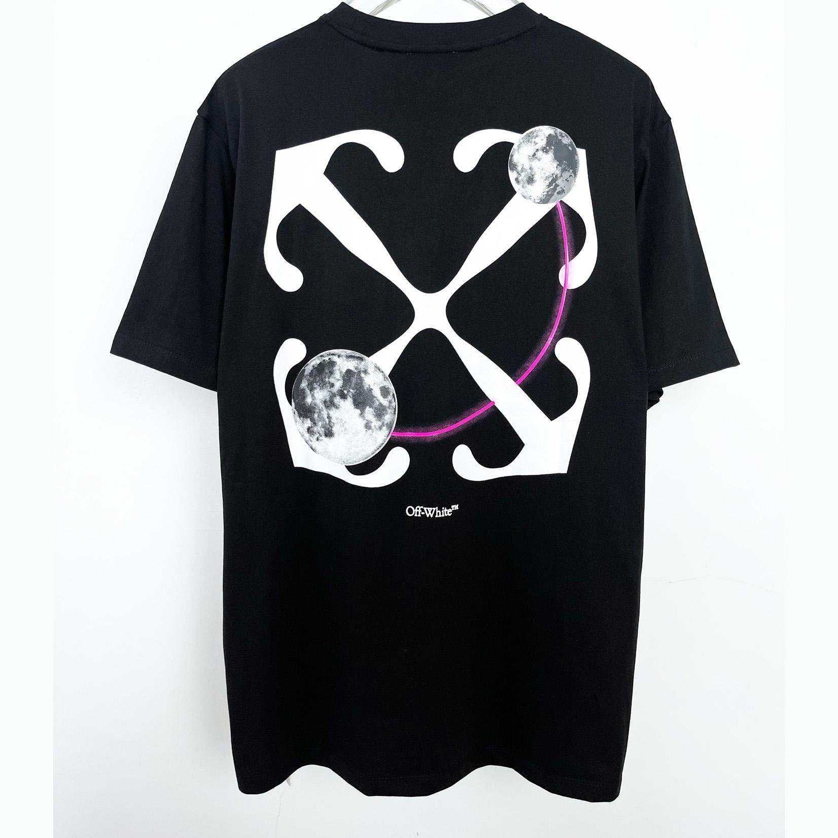 Off-White Double Moon Arrow Over T-Shirt  - DesignerGu