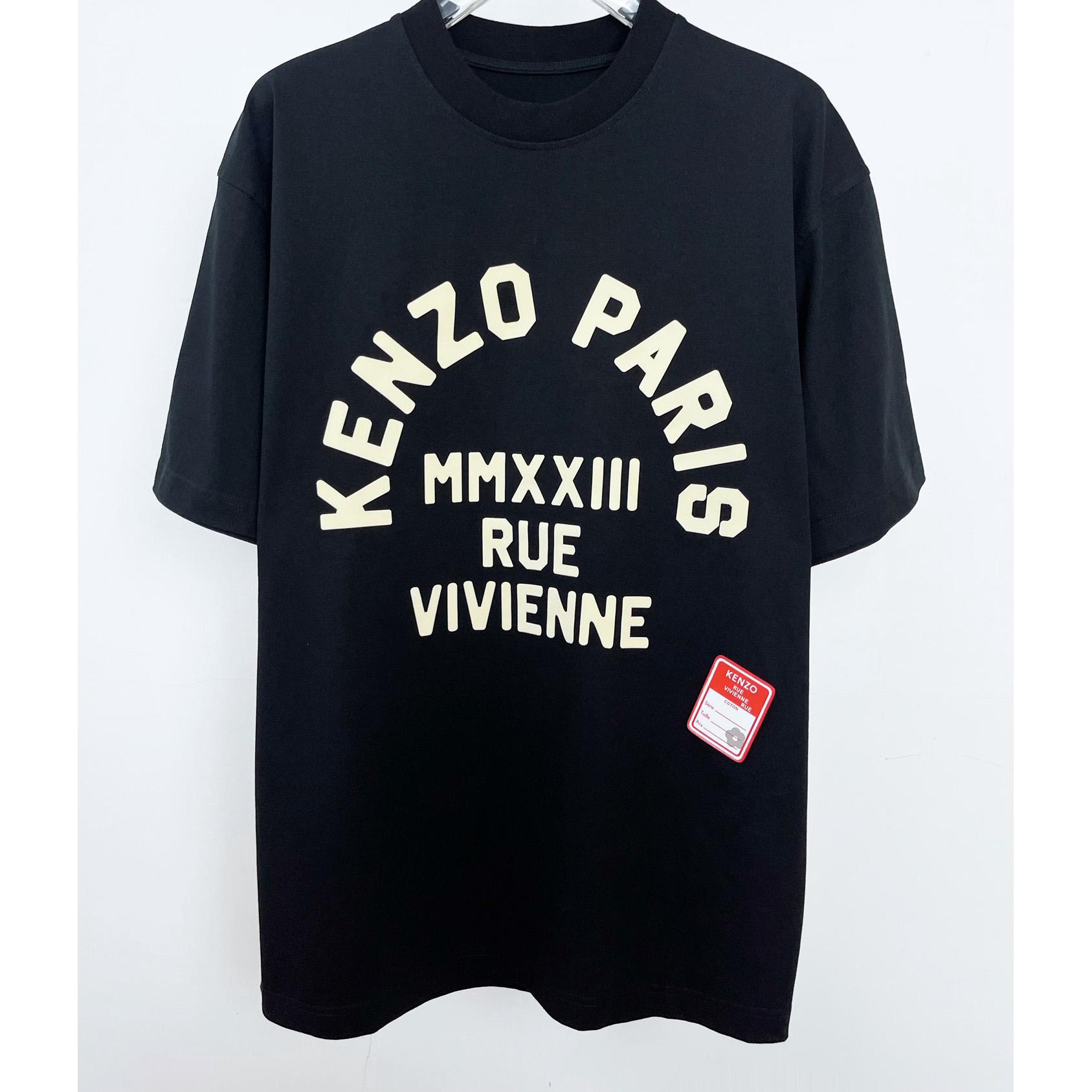 Kenzo Rue Vivienne Crewneck T-Shirt - DesignerGu