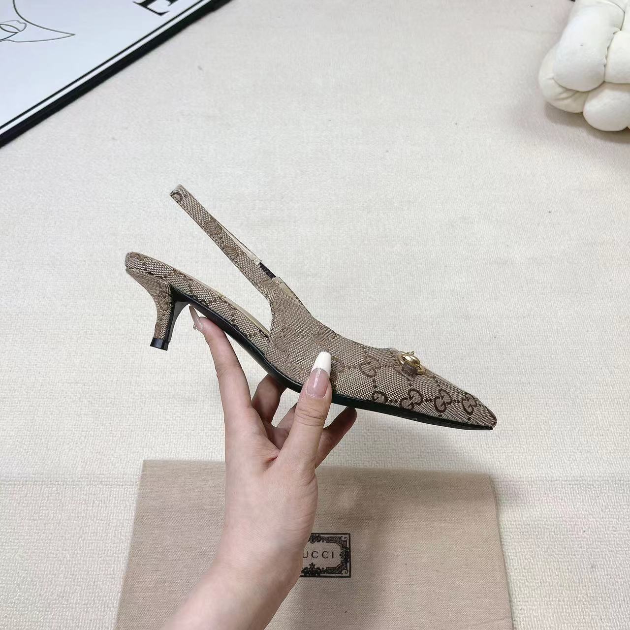 Gucci Women's Horsebit Slingback Pump - DesignerGu