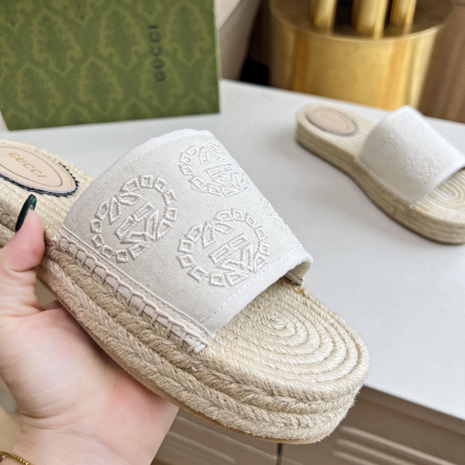 Gucci Women's Interlocking G Espadrille Sandal - 