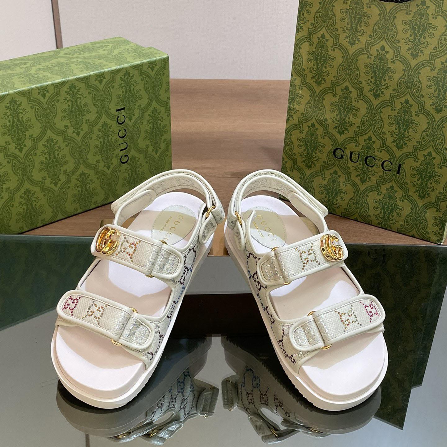 Gucci Women's Sandal With Double G - DesignerGu