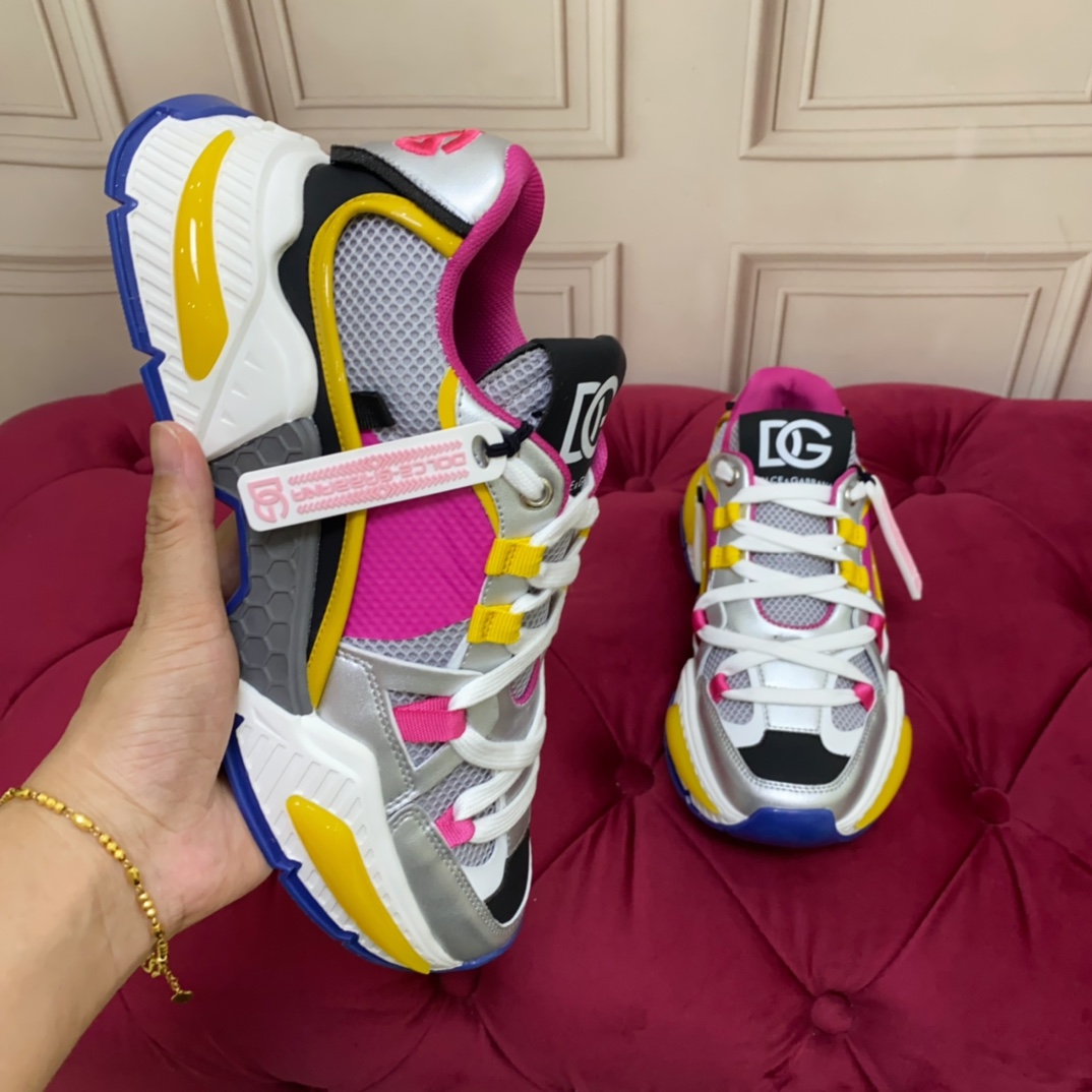Dolce & Gabbana Mixed-material Airmaster Sneakers - 