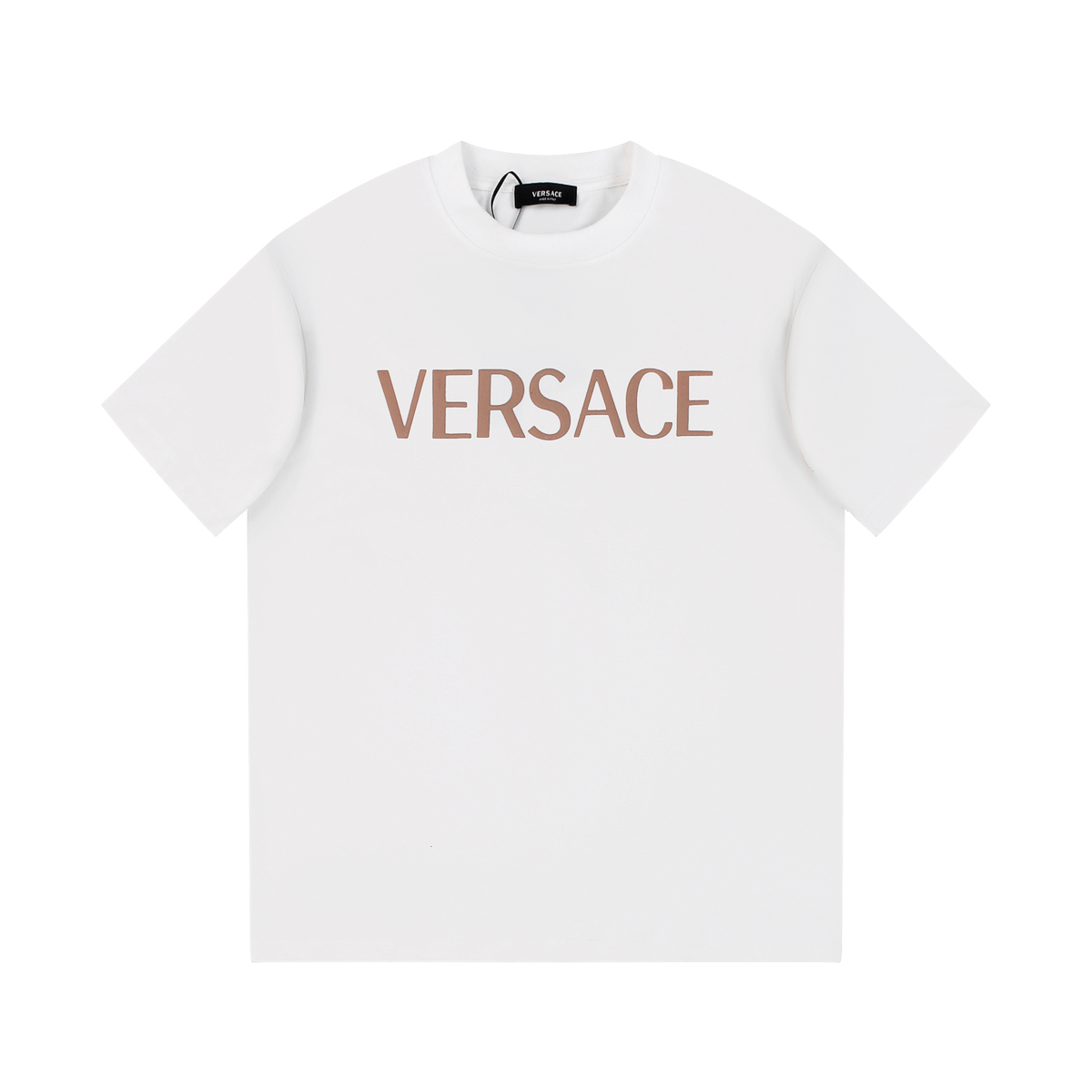 Versace Logo Cotton T-shirt - DesignerGu