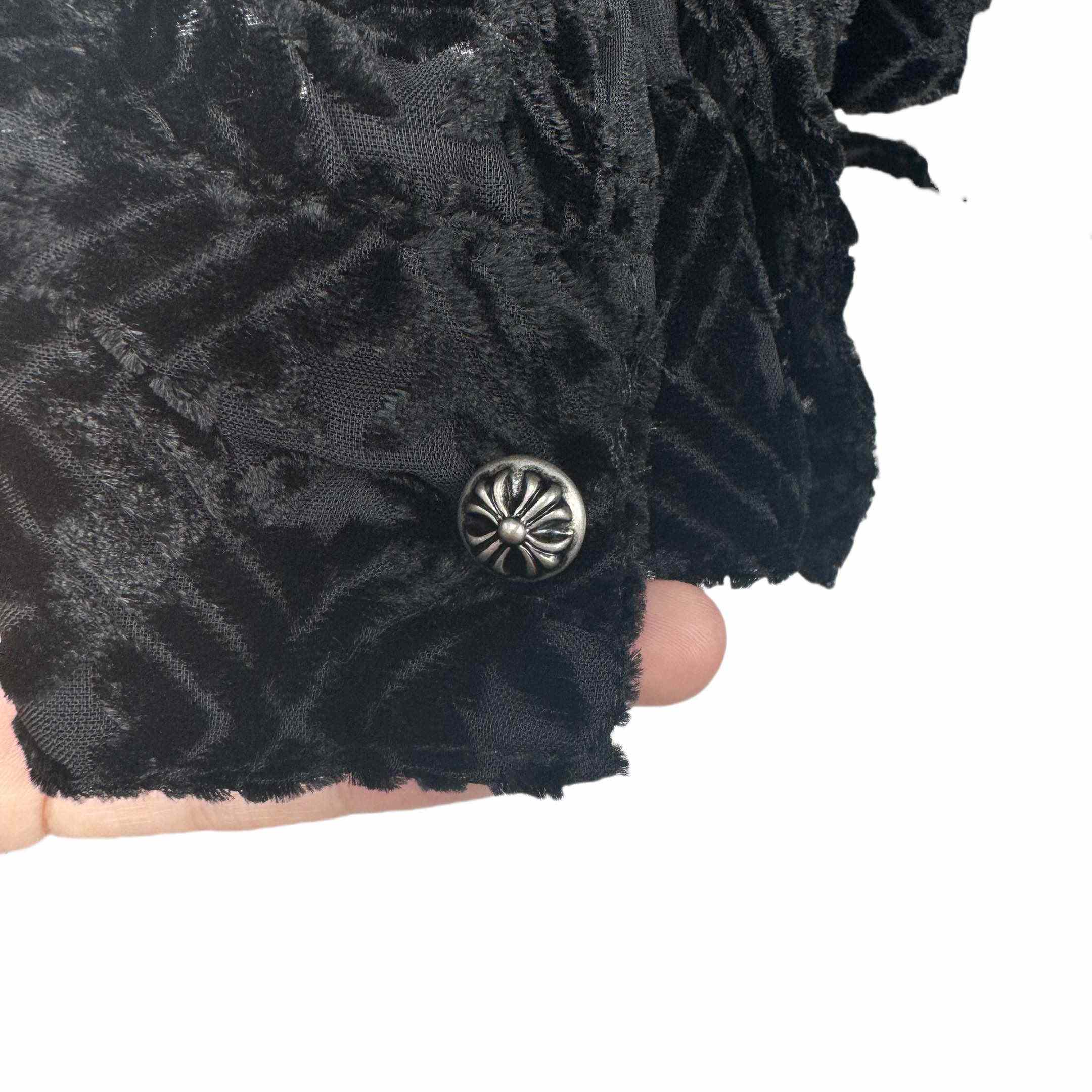 Chrome Hearts Heart Button Down Shirts  - 