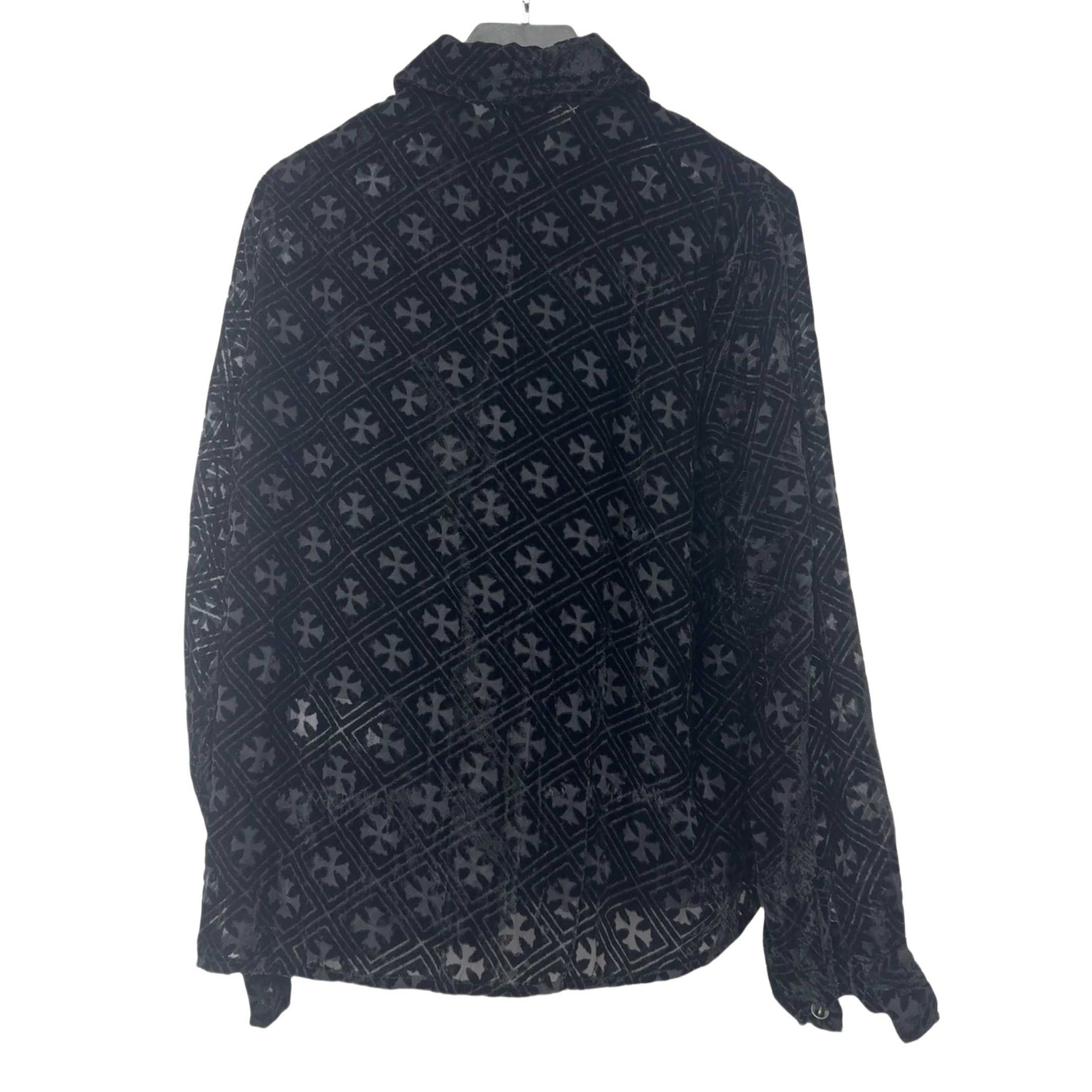 Chrome Hearts Heart Button Down Shirts  - 