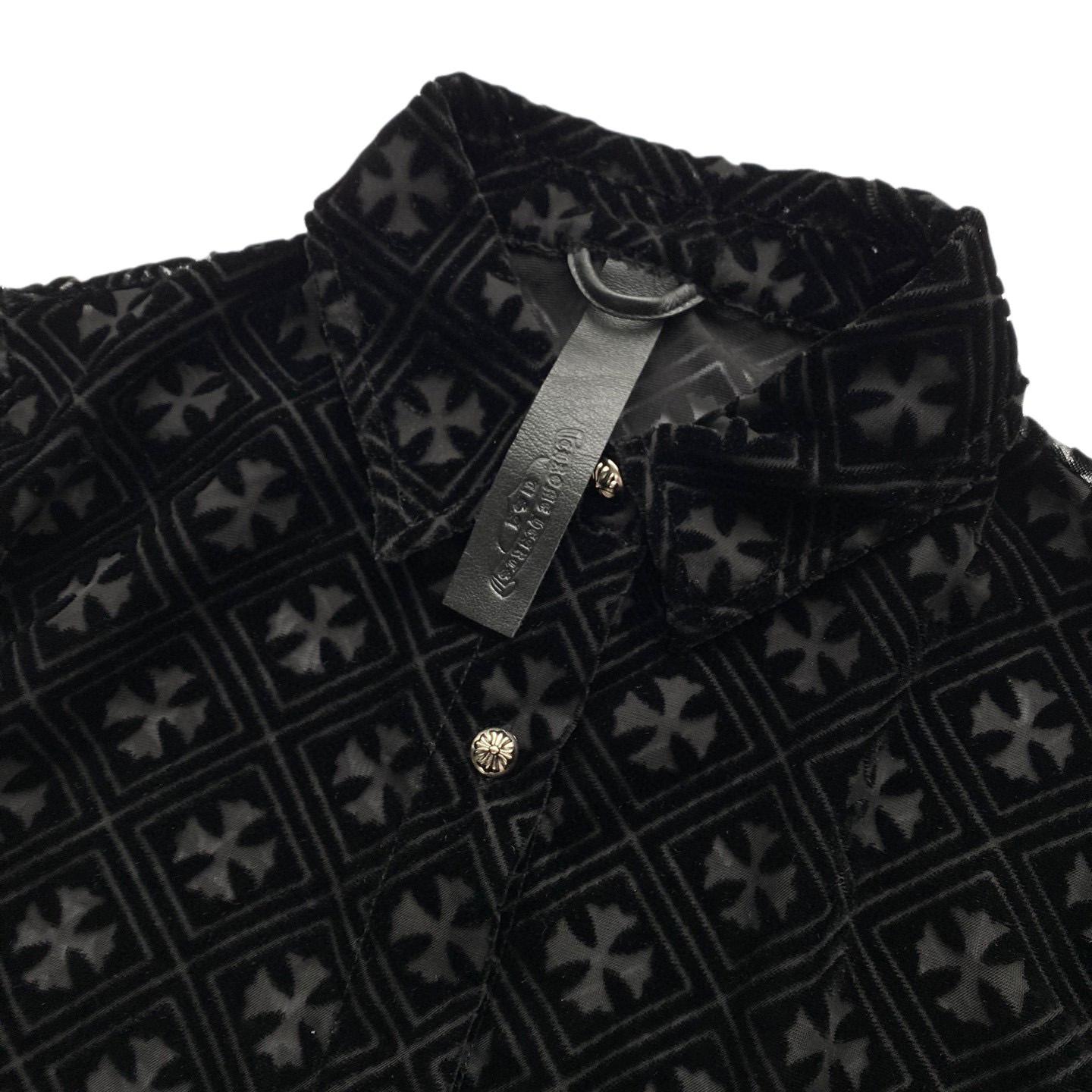 Chrome Hearts Heart Button Down Shirts  - 