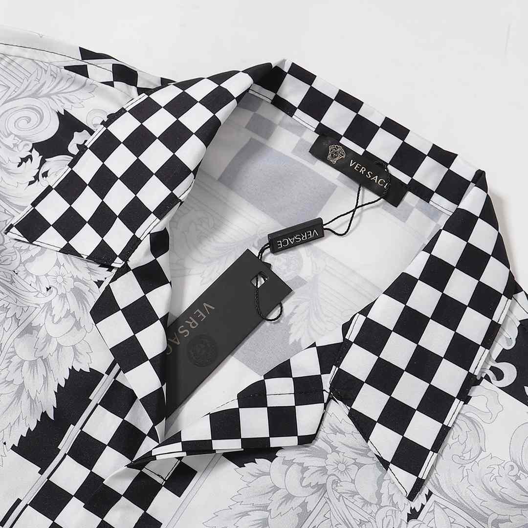 Versace Medusa Contrasto Silk Shirt - 