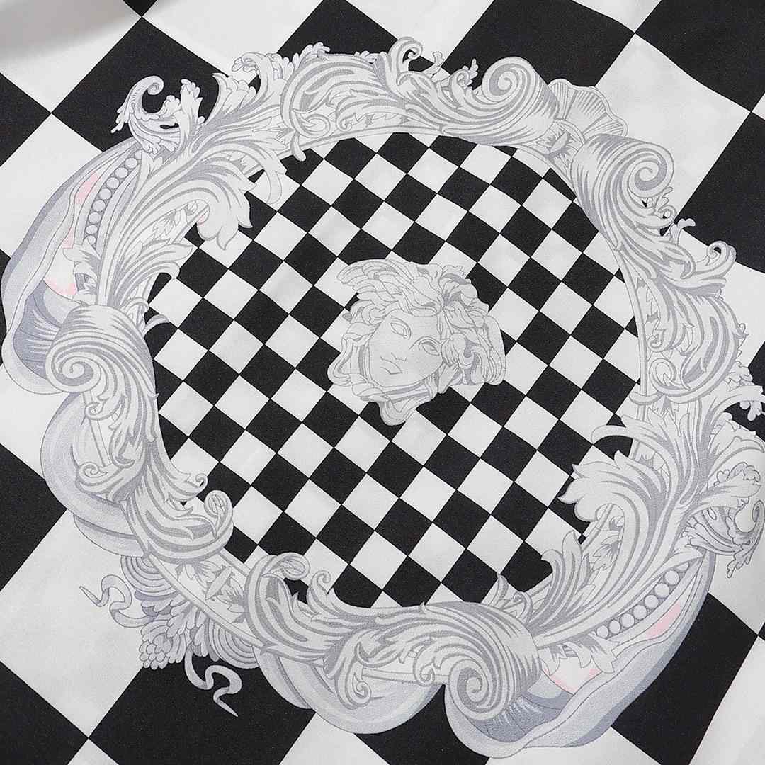 Versace Medusa Contrasto Silk Shirt - 