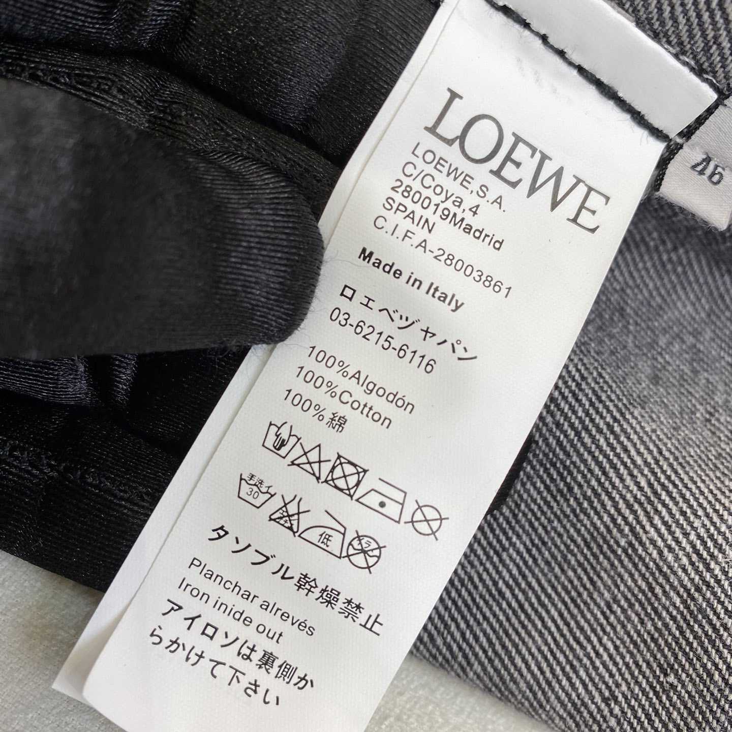 Loewe Button-Up Workwear Denim Jacket - 