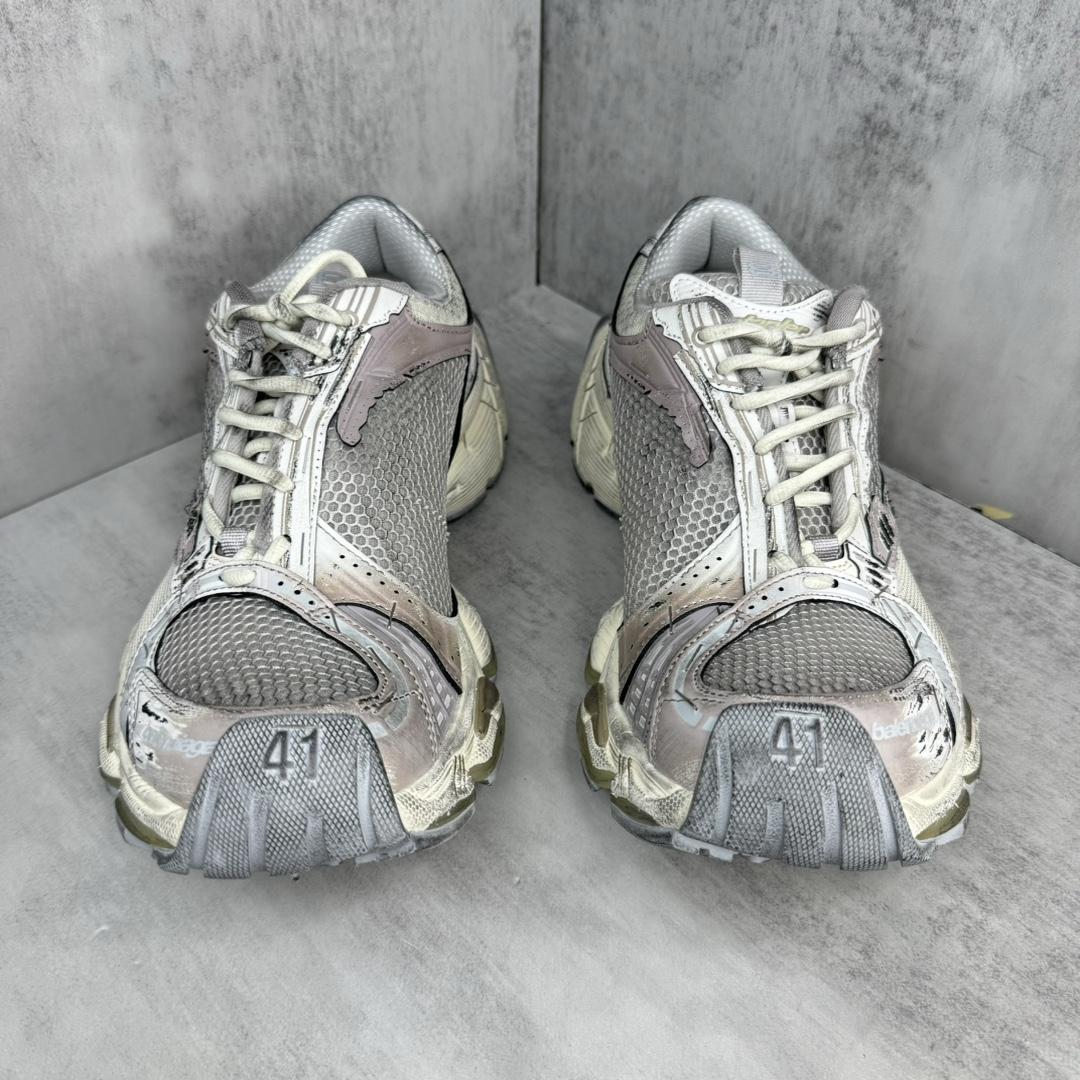 Balenciaga Stapler Sneaker In Beige/grey  - 