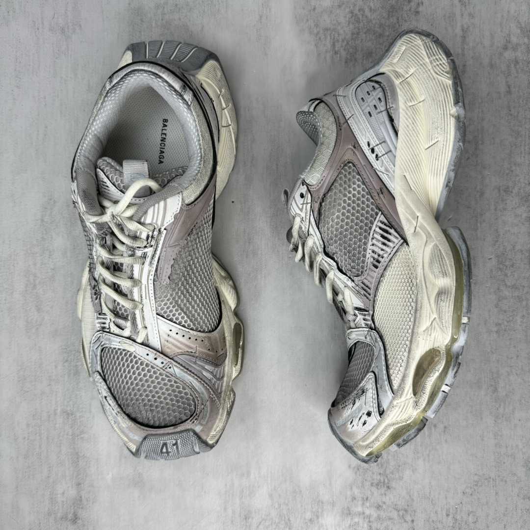 Balenciaga Stapler Sneaker In Beige/grey  - 