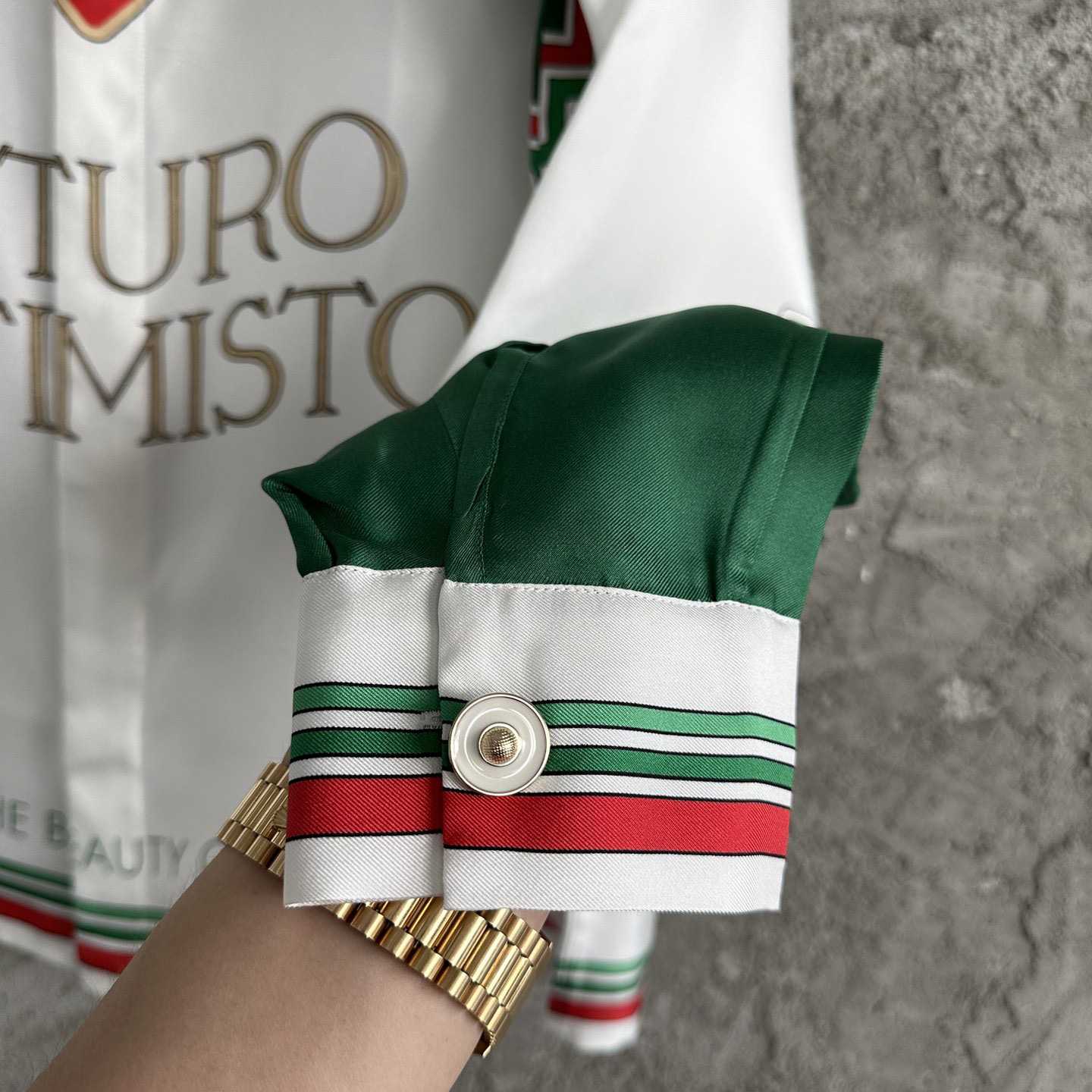 Casablanca Futuro Optimisto Print Shir - DesignerGu
