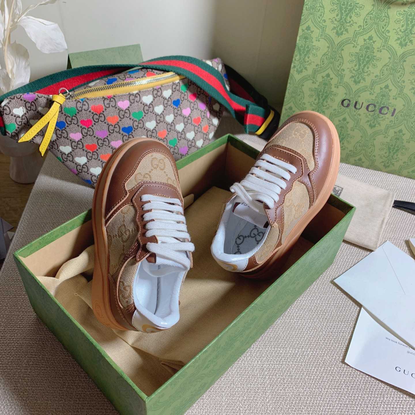 Gucci Toddler Leather Platform Sneaker - 