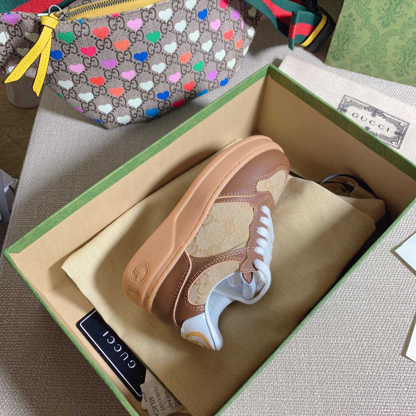Gucci Toddler Leather Platform Sneaker - 