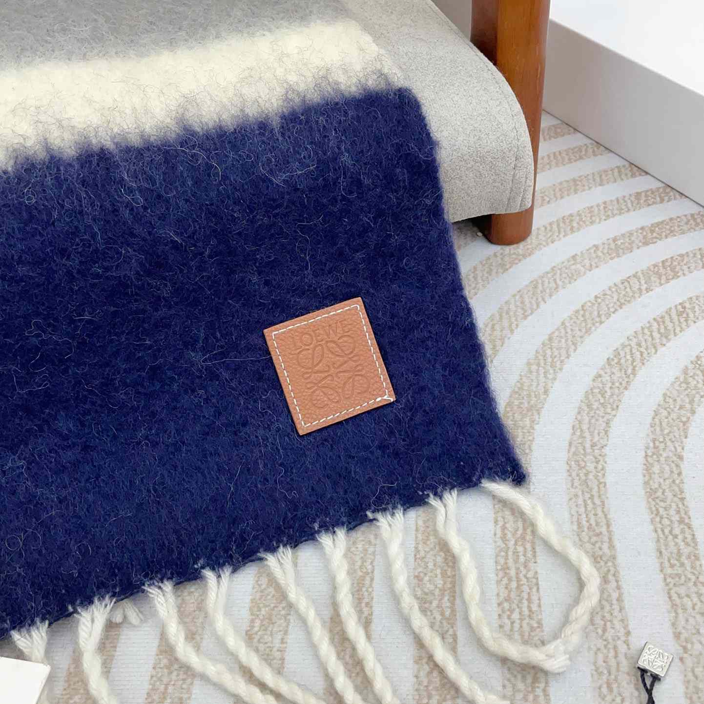 Loewe Scarf In Mohair And Wool - 