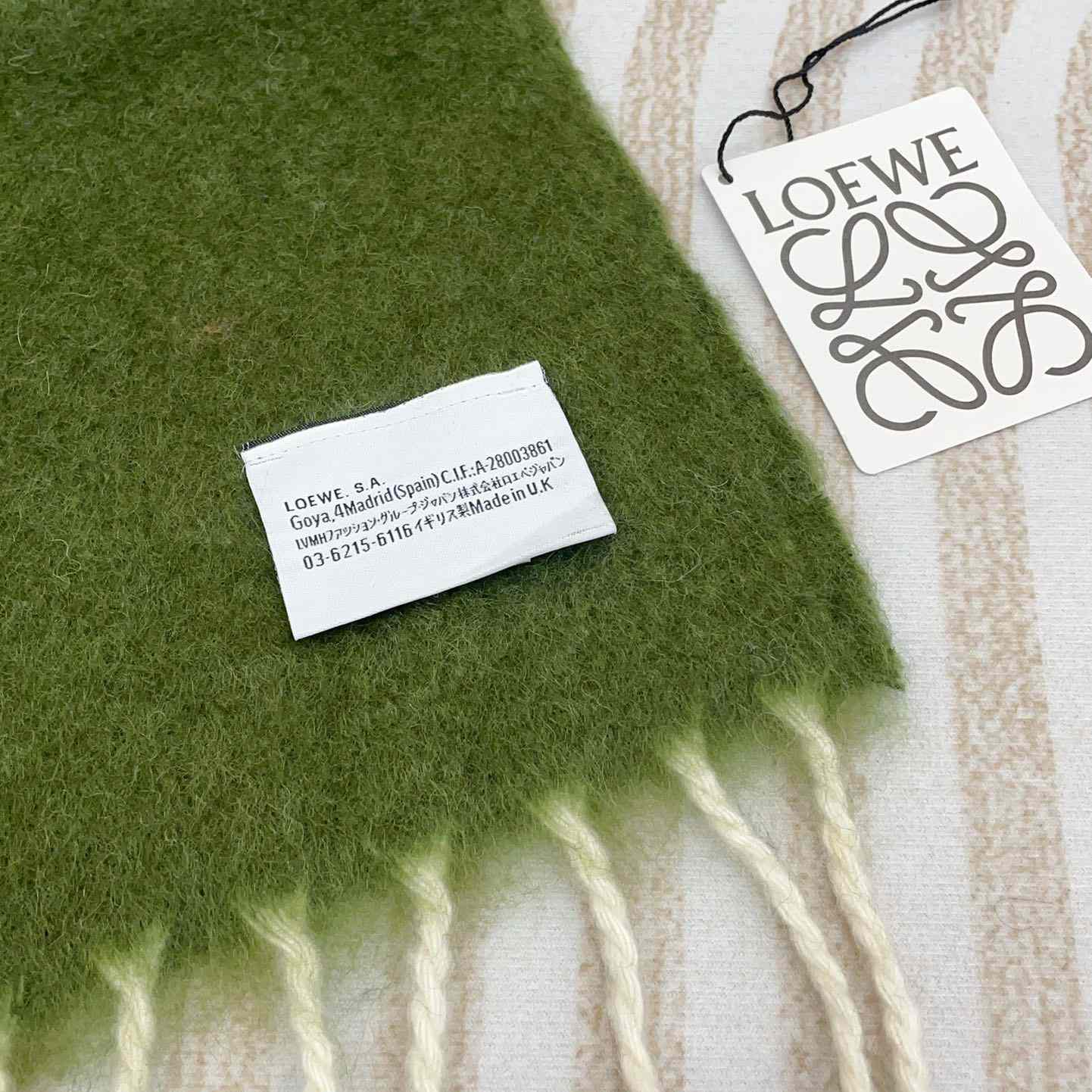 Loewe Scarf In Mohair And Wool - 