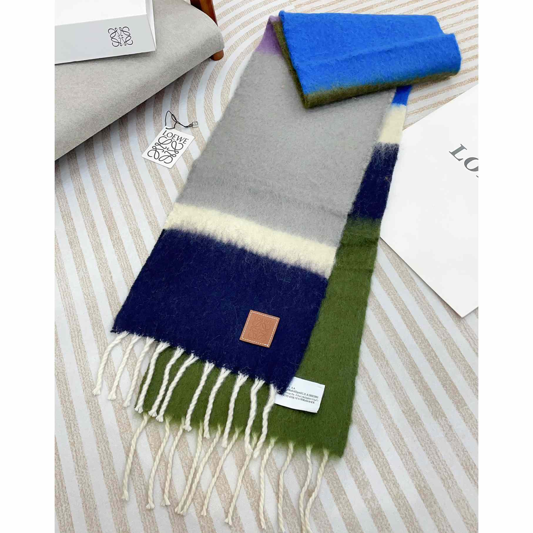 Loewe Scarf In Mohair And Wool - 