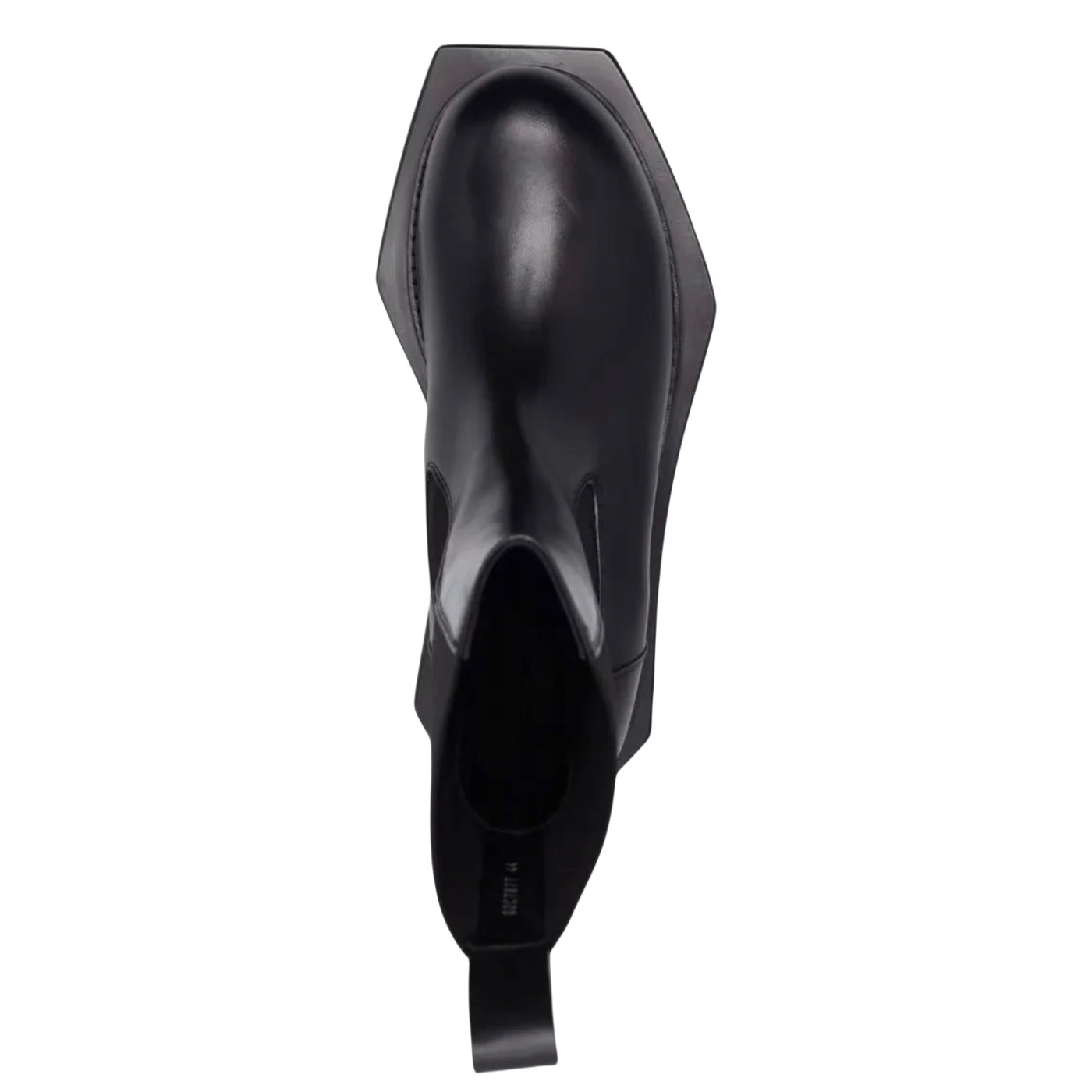 Rick Owens Black Beatle Turbo Cyclops Leather Boots - 